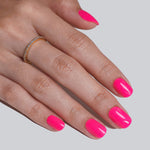 Hot Pink Extra Short Square Soft Gel Press on Nails product image 4 | SHANGMENG®