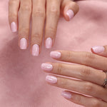 Pink Stardust Glitter — Short Square both hands with a pink sleeve | SHANGMENG®