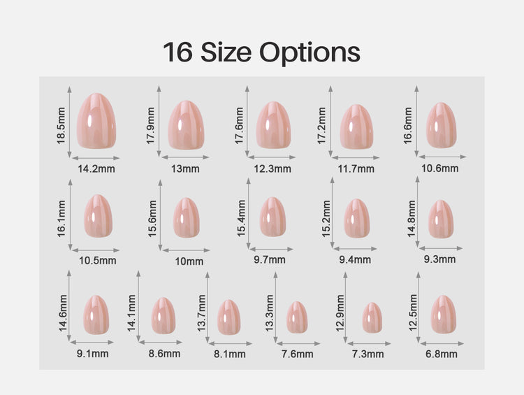 Pinkie Smile Pink Chrome — Extra Short Almond detail image 3
