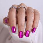 Amethyst Glow Salon Style Reusable Soft Gel Press on Nails product image 1 | SHANGMENG®