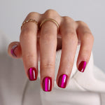 Berry Glow Salon Style Reusable Soft Gel Press on Nails product image 1 | SHANGMENG®