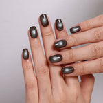 Midnight Shimmer Reusable Soft Gel Press on Nails product image 8 | SHANGMENG®