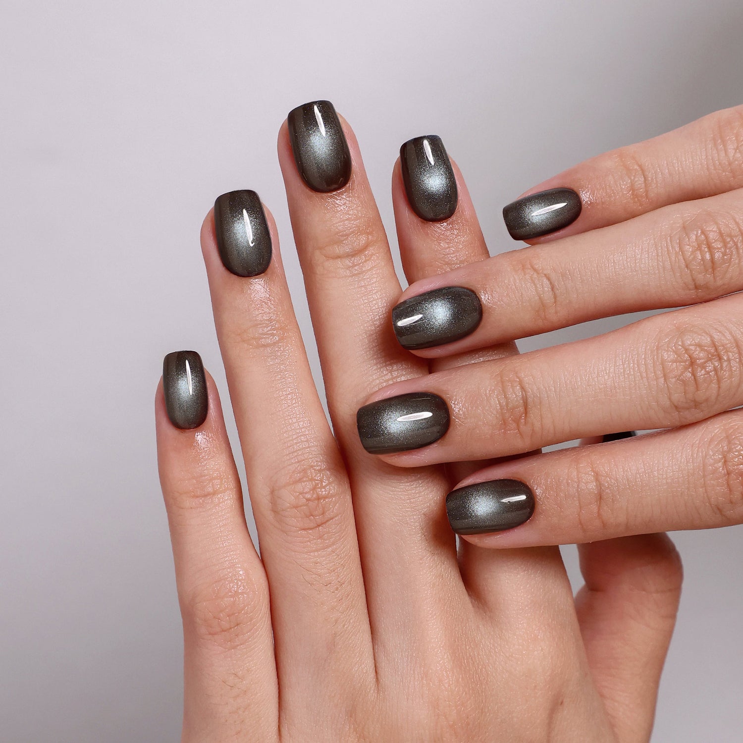 Midnight Shimmer Reusable Soft Gel Press on Nails product image 8 | SHANGMENG®