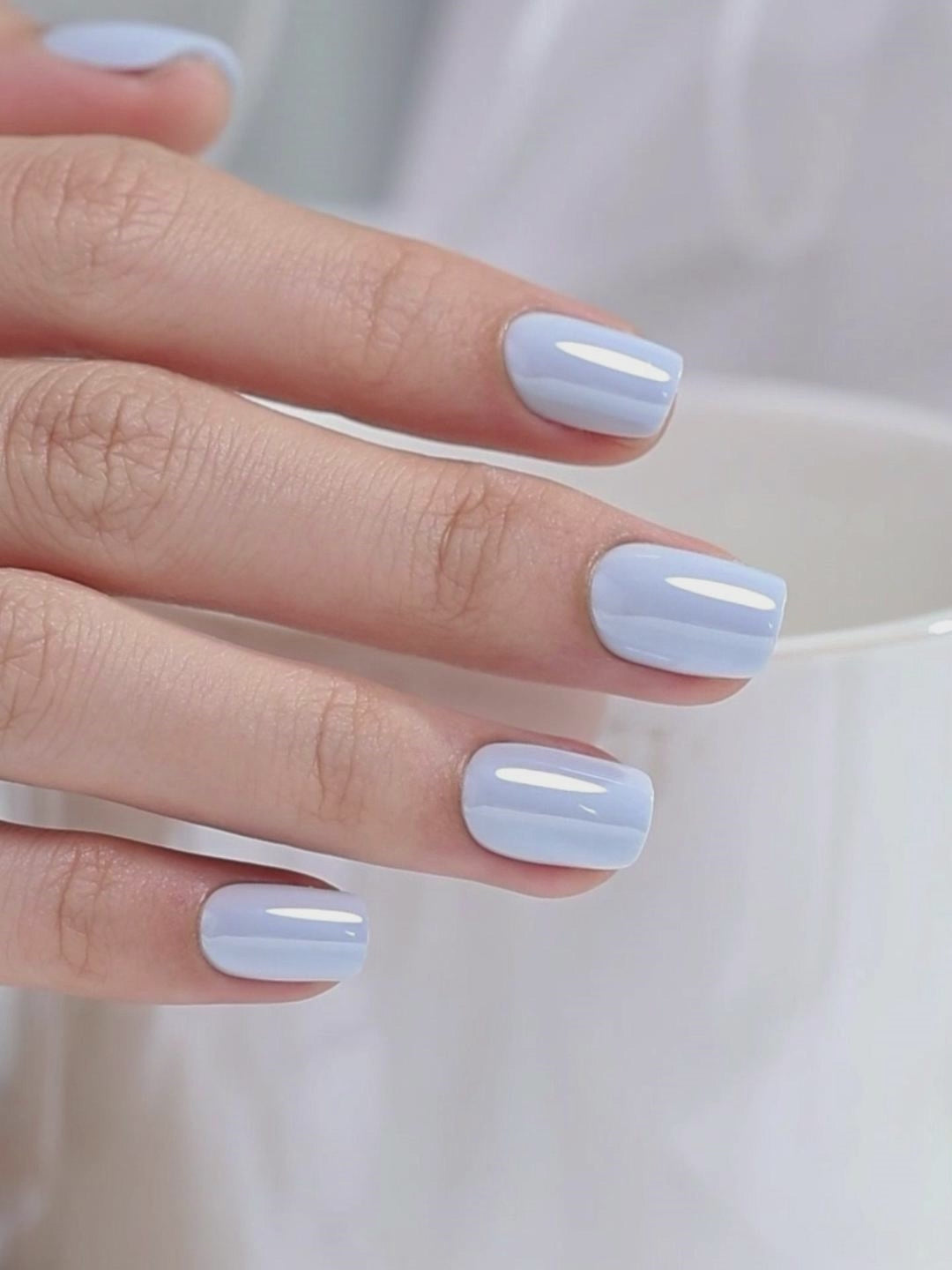 Glazed Donut Light Blue Press on Nails product image 9 | SHANGMENG®