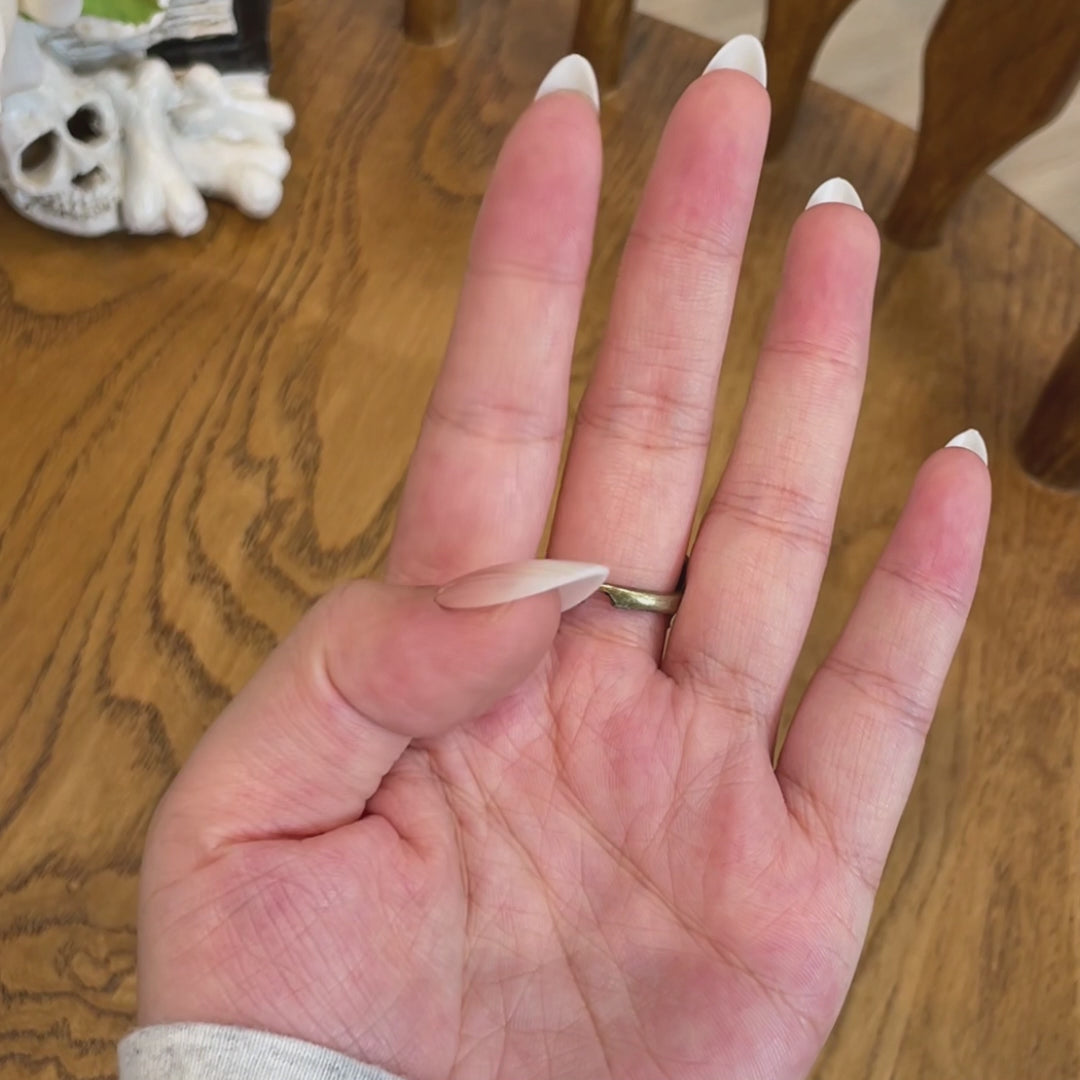 Glazed Ombre Peachy Short Almond Nails product image 9 | SHANGMENG®