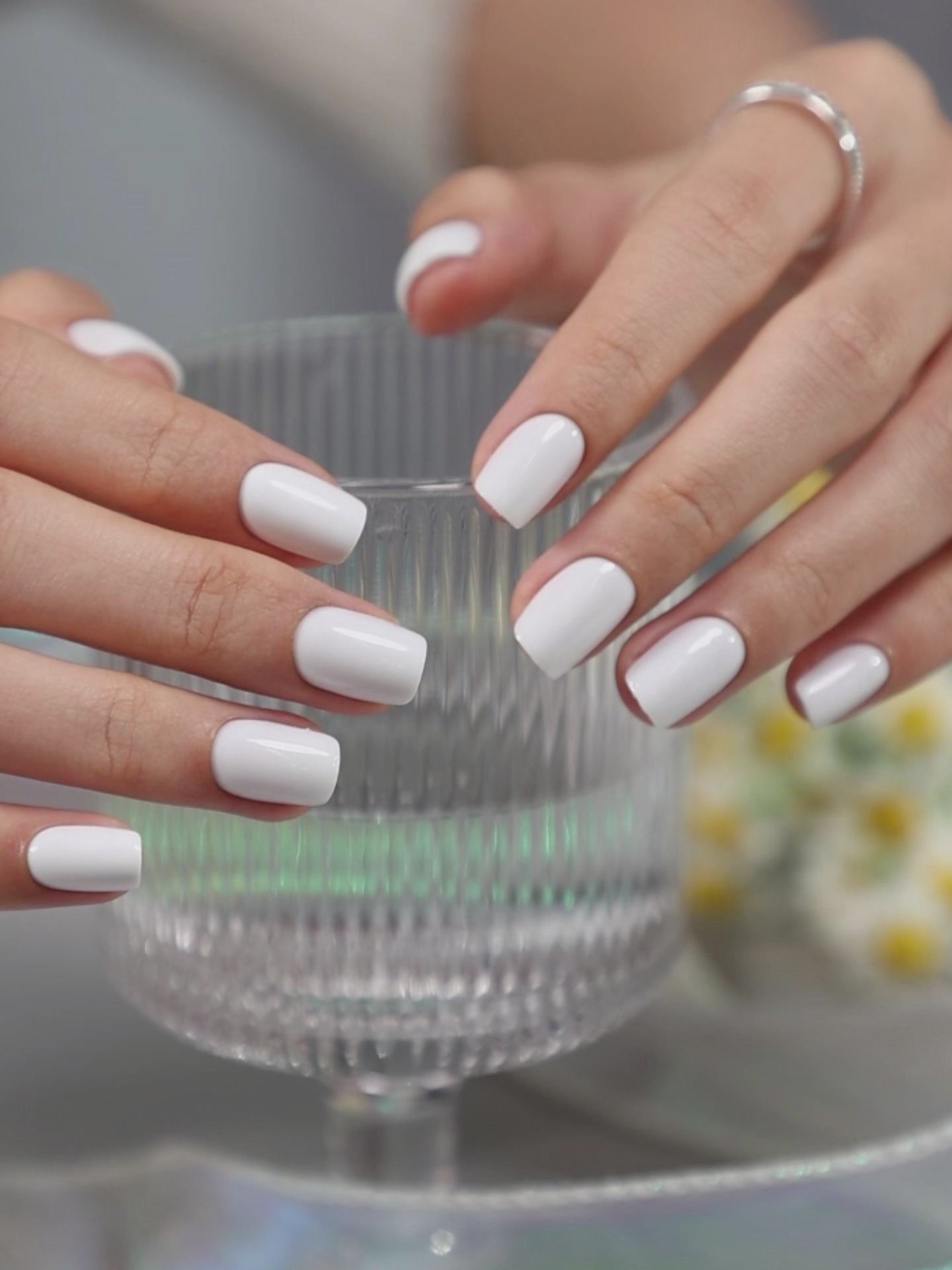 Classic White Soft Gel Nails UV cure 6-layer soft gel process | SHANGMENG®