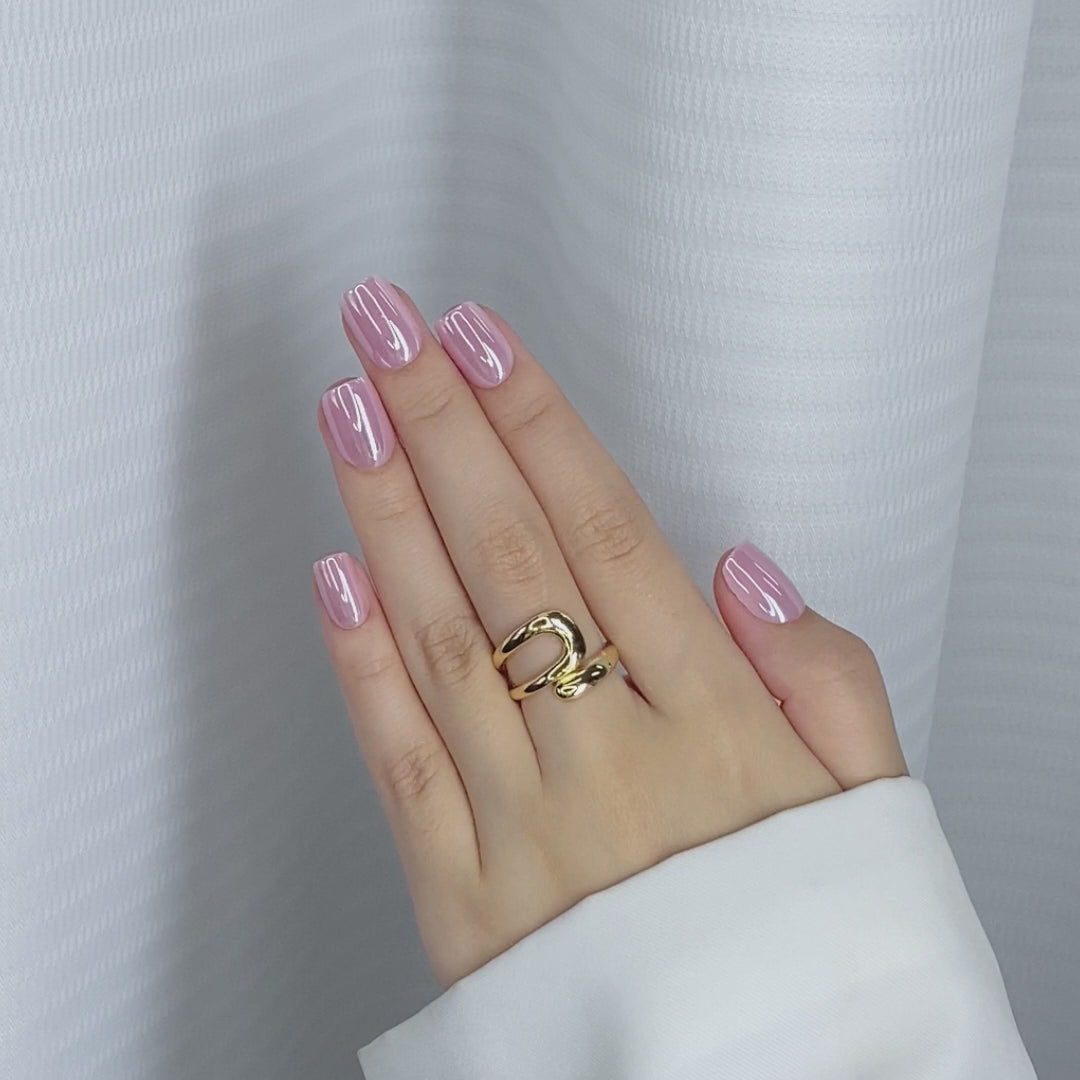 Glazed Donut Light Pink Square Press On Nails product image 9 | SHANGMENG®