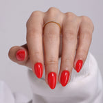 Classic Red Salon Style Reusable Soft Gel Press on Nails product image 1 | SHANGMENG®