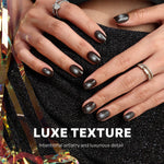 Midnight Shimmer Reusable Soft Gel Press on Nails product image 6 | SHANGMENG®
