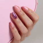 Rose Quartz Crush Reusable Soft Gel Press on Nails product image 7 | SHANGMENG®