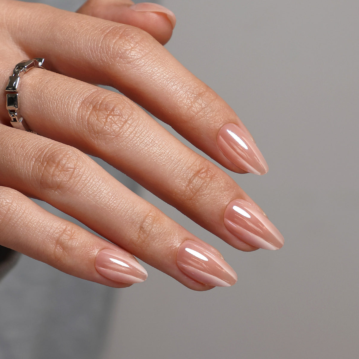 Champagne Salon Style Reusable Soft Gel Press on Nails product image 8 | SHANGMENG®