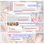Bare Hush Salon Style Reusable Soft Gel Press on Nails customer reviews vs Impress Glamnetic Curvlife | SHANGMENG®