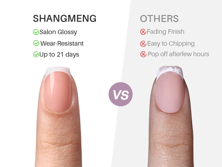 Black Polka Dots French Tips Almond Nails detail image 3