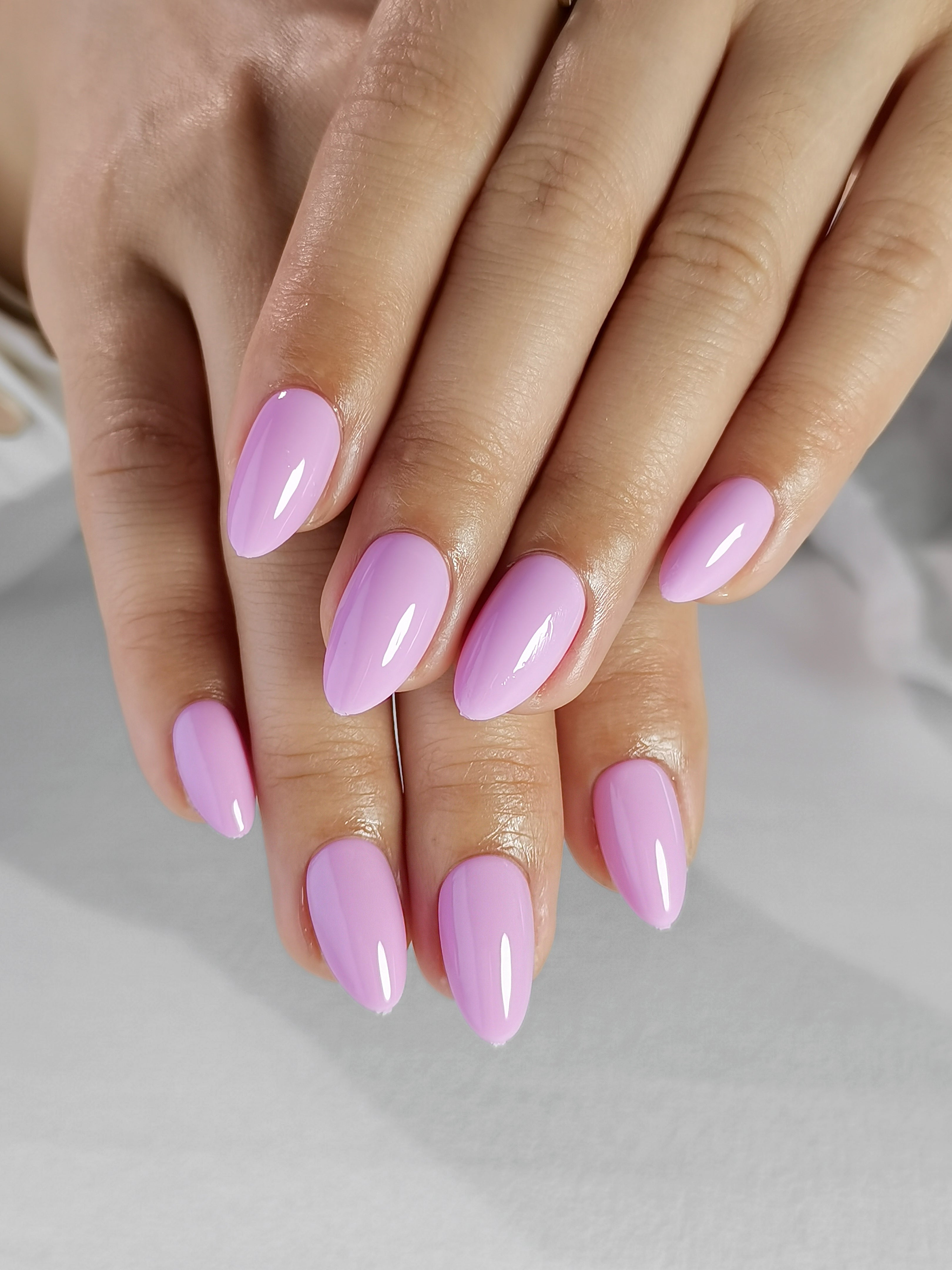 Youth Pink ツヤ仕上げ ショートアーモンド ネイルチップ – SHANGMENG